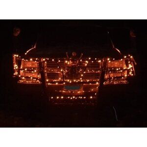 Orange Halloween Lights, 19.47ft 60 LED Orange Fairy String Lights
